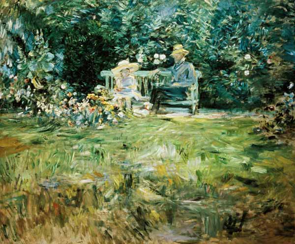 The Lesson in the Garden a Berthe Morisot