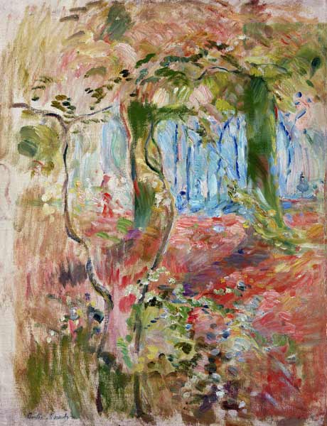 Undergrowth in Autumn a Berthe Morisot