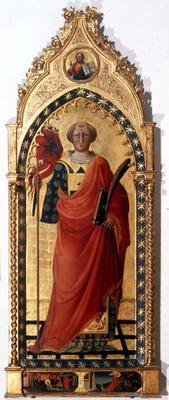 St. Lawrence (tempera on panel) a Bicci  di Lorenzo