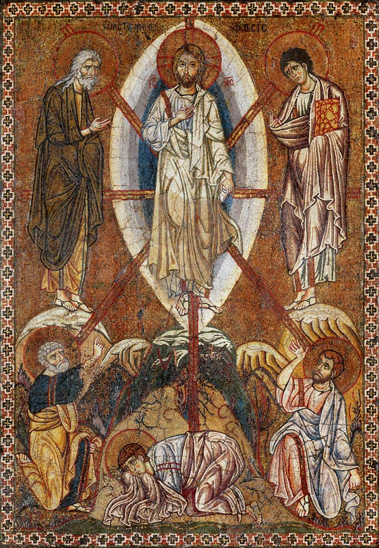 Portable icon depicting the transfiguration, 11th-12th century a Byzantine