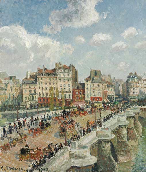 The Pont-Neuf a Camille Pissarro