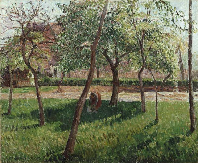 Garten in Eragny a Camille Pissarro