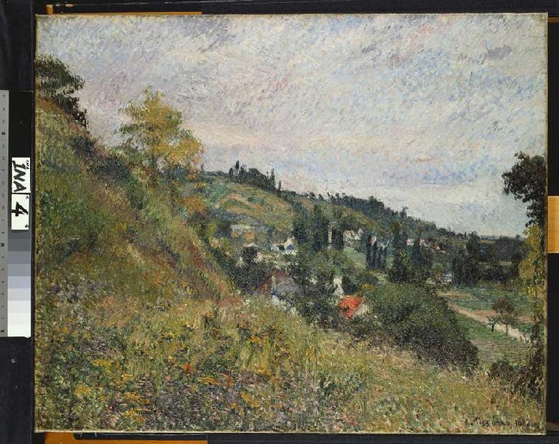 Hügelige Landschaft bei Auvers a Camille Pissarro