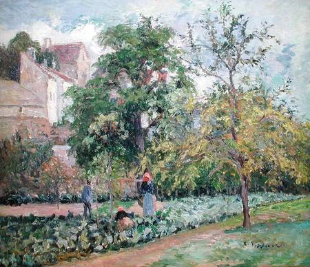 Orchard at Maubisson, Pontoise a Camille Pissarro