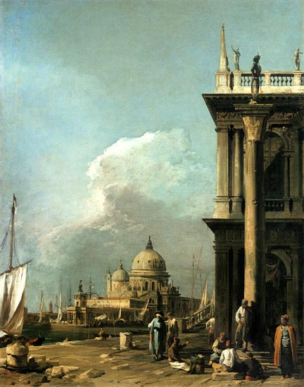 Ingresso del Gran Canale dalla Piazzetta a Canal Giovanni Antonio Canaletto