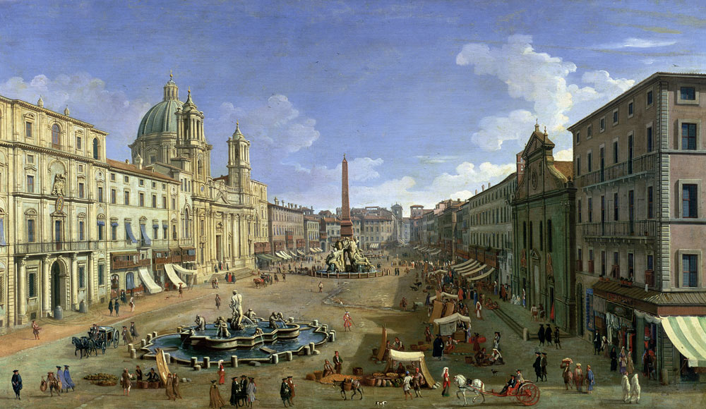 Veduta di Piazza Navona, Roma a Canal Giovanni Antonio Canaletto