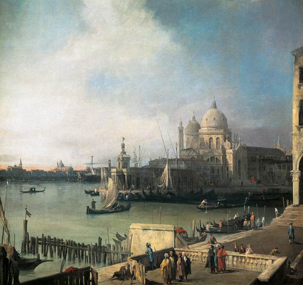 The entry to the Canal grandee a Canal Giovanni Antonio Canaletto