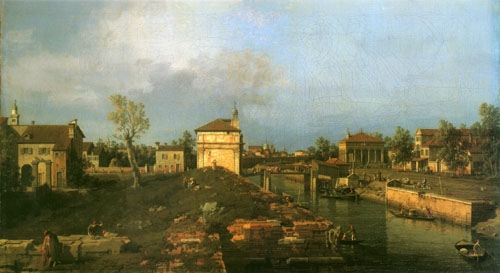 Padua: The Brenta Canal and The Porta Portello a Canal Giovanni Antonio Canaletto