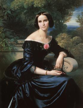 Ritratto di  Sophie Eugenie, nata Lutteroth.