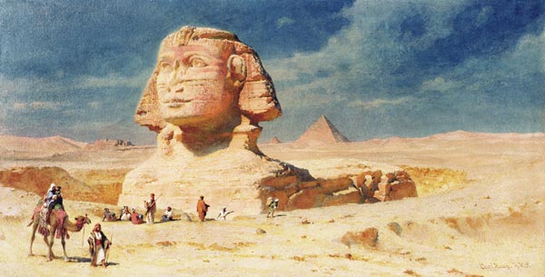 The Sphynx of Giza a Carl Haag