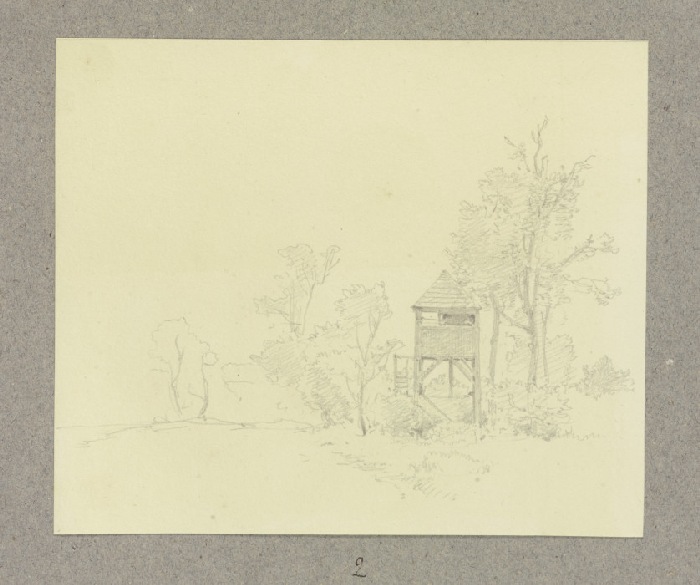 Landscape with high seat a Carl Theodor Reiffenstein