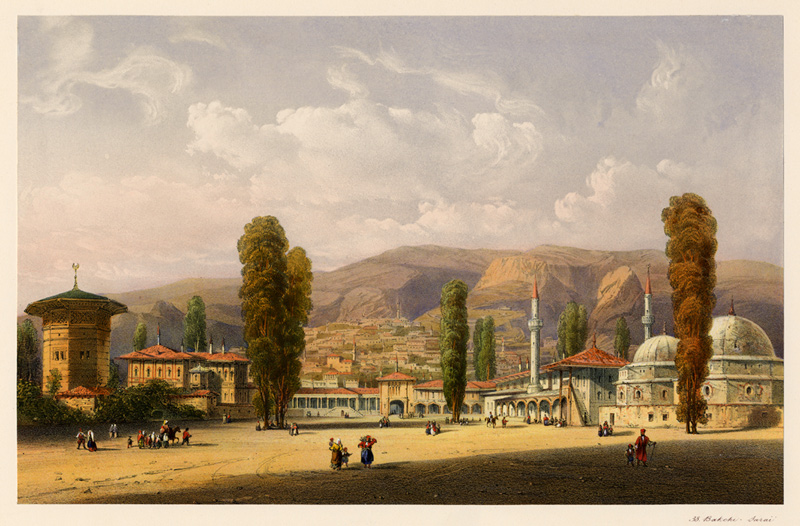 The Bakhchisaray Khan's Palace a Carlo Bossoli