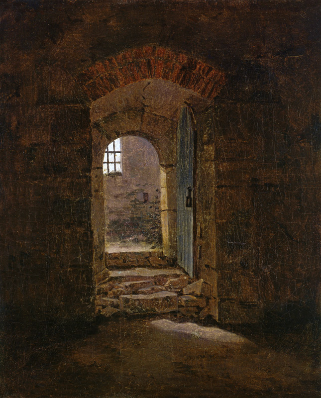 Doorway in Meissen a Caspar David Friedrich
