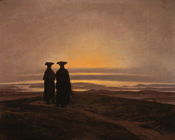 Sunset (Brothers) a Caspar David Friedrich