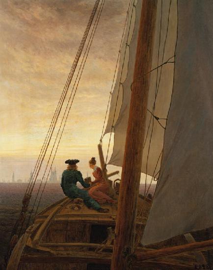 Sulla barca a vela 1818/19