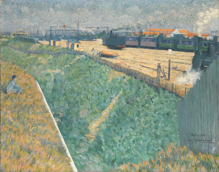 The Western Railway at its Exit from Paris a Charles Angrand