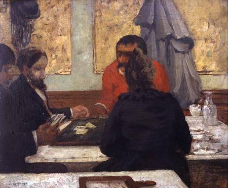 Card Players a Charles Cottet