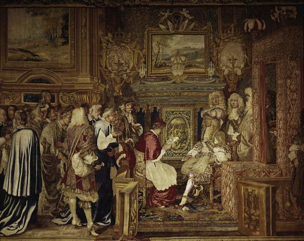 Louis XIV Receives Flavio Chigi, 1664 a Charles Le Brun