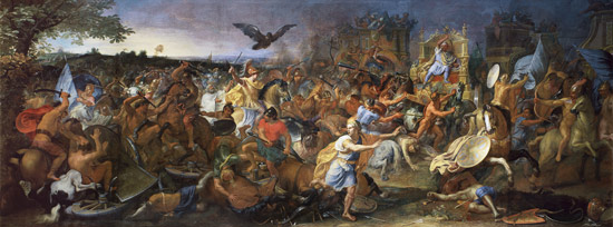 The Battle of Arbela (or Gaugamela) 331 BC a Charles Le Brun