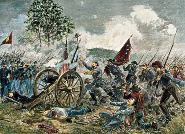Pickett's Charge Battle of Gettysburg in 1863 a Charles Prosper Sainton