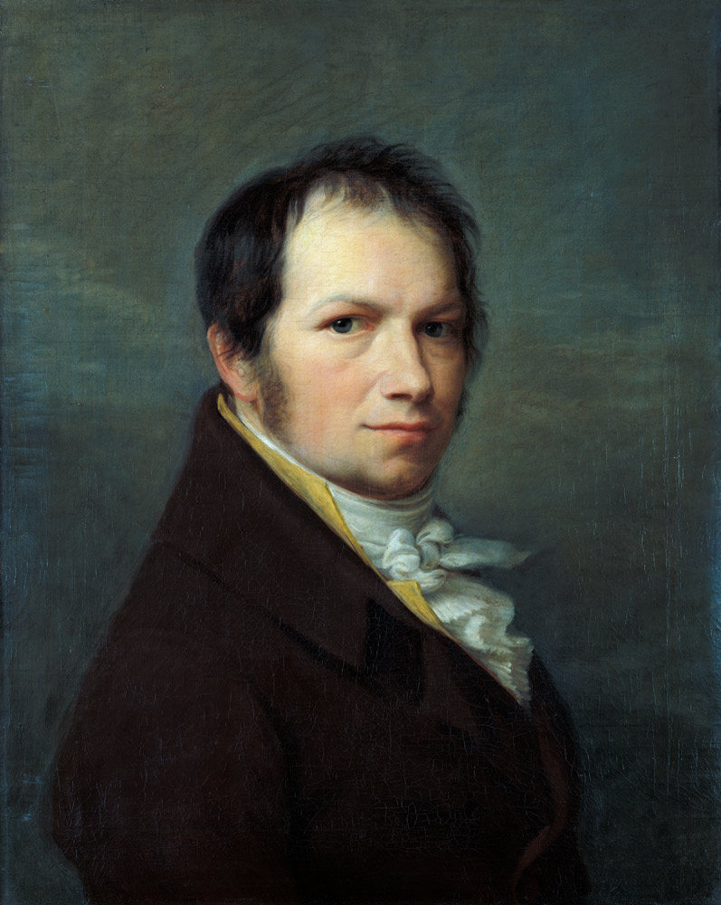 Self-portrait - Christian Ferdinand Hartmann come stampa d\'arte o dipinto.