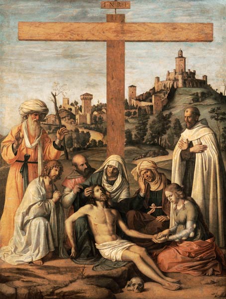 Descent from the Cross a Giovanni Battista Cima da Conegliano