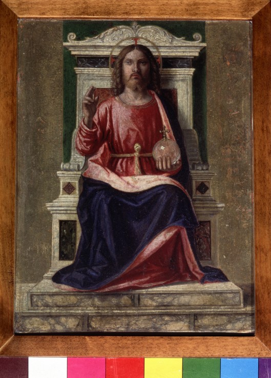 Christ Enthroned (Saviour of the World) a Giovanni Battista Cima da Conegliano