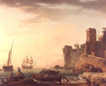 The Port of Genoa a Claude Joseph Vernet