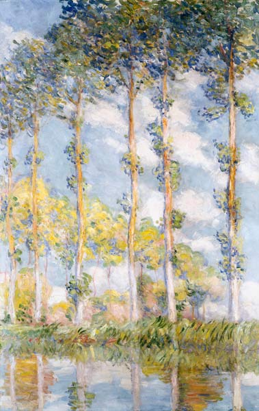 Pappeln a Claude Monet