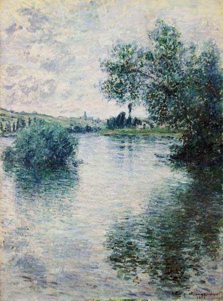 Senna a Vetheuil a Claude Monet