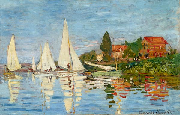 Regatta at Argenteuil a Claude Monet