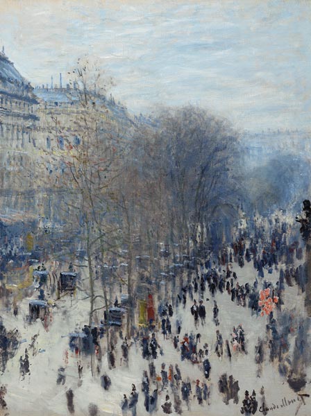 Viale dei Capuccini a Claude Monet