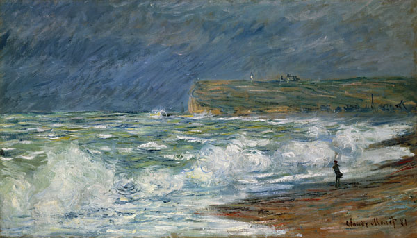Brandung bei Fécamp a Claude Monet