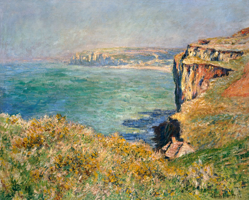 Cliff at Varengeville a Claude Monet