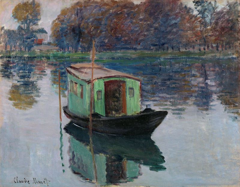 Studio di una barca a Claude Monet