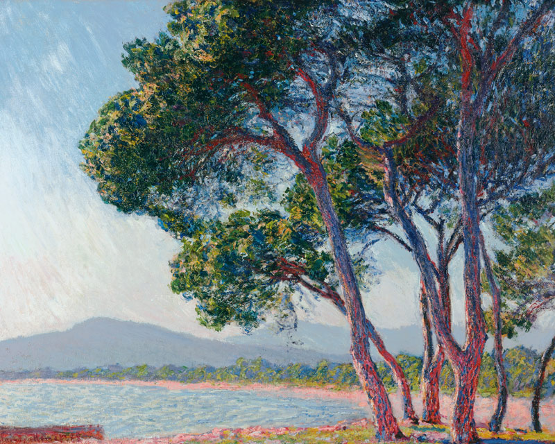 Der Strand bei Juan-les-pins a Claude Monet