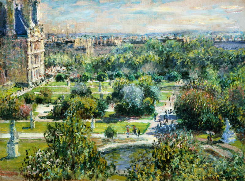 Les Tuileries a Claude Monet