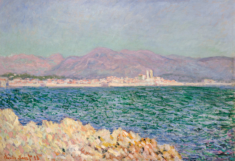 Golfe D''Antibes a Claude Monet