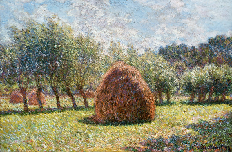Barn at Giverny. a Claude Monet