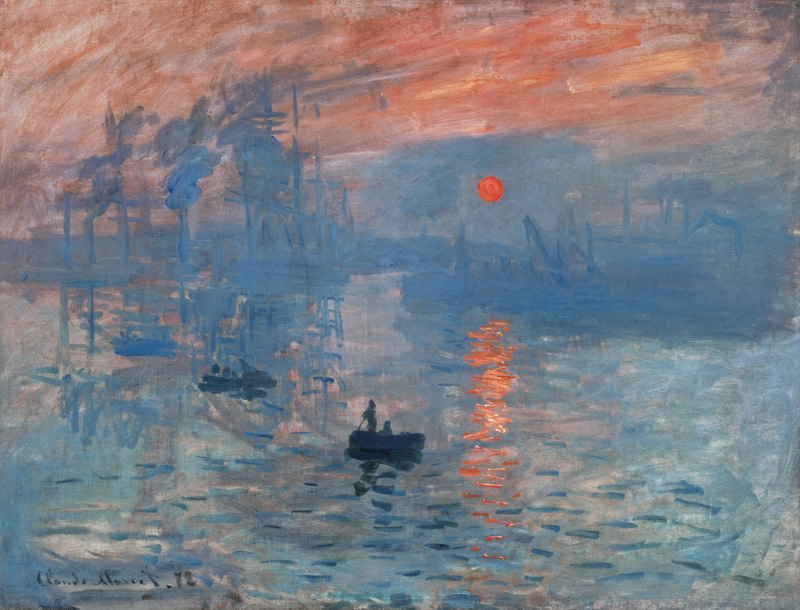 Impressione, sole nascente - quadro di Claude Monet