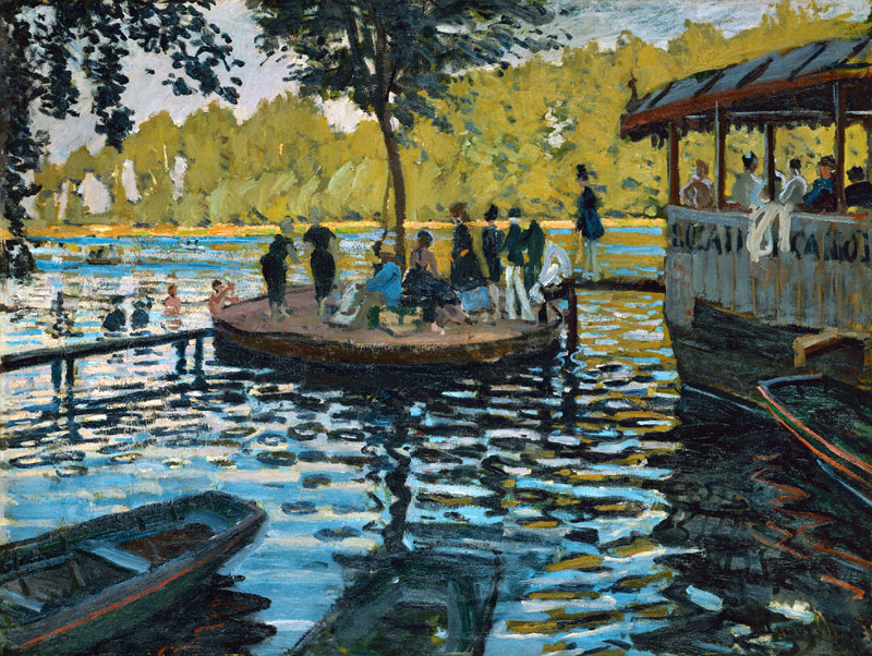 La Grenouillere a Claude Monet