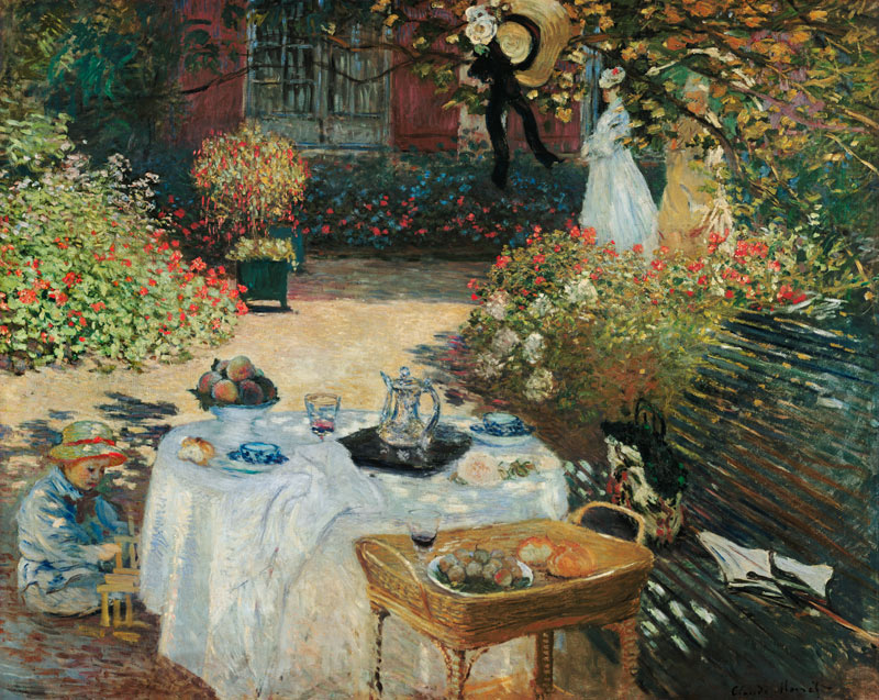 Il pranzo (nel giardino di Monet a Argenteuil) a Claude Monet