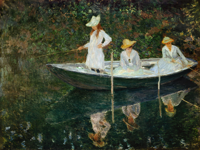 La barca a Giverny a Claude Monet