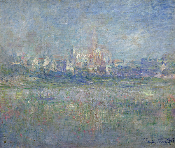 Vetheuil in the Fog a Claude Monet