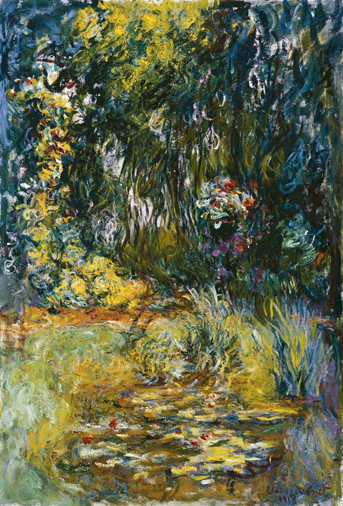 Winkel des Seerosenteiches a Claude Monet
