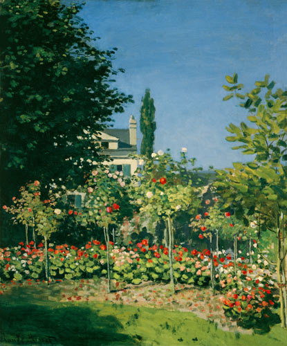 Flower garden a Claude Monet