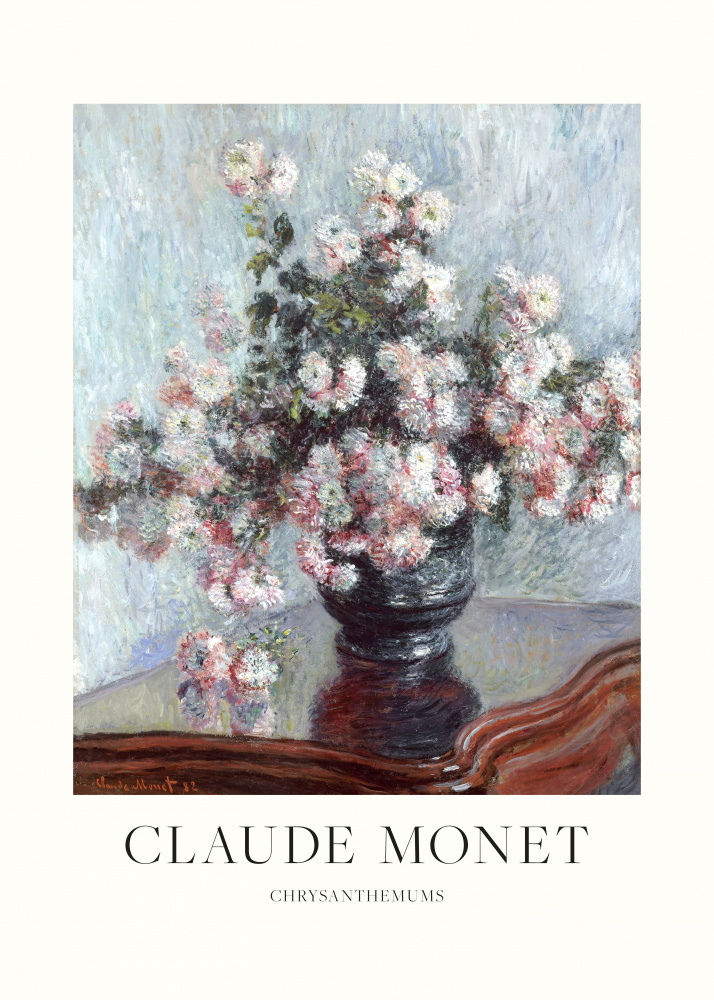 Chrysanthemums a Claude Monet