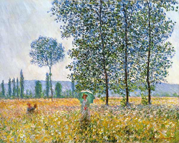campo in primavera a Claude Monet