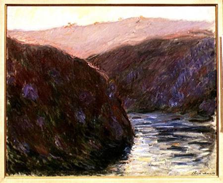 The Creuse Valley, Evening Effect a Claude Monet