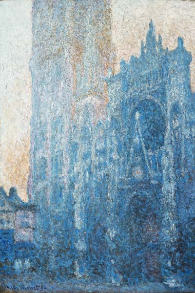 The Portal of the Rouen Cathedral in Morning Light a Claude Monet